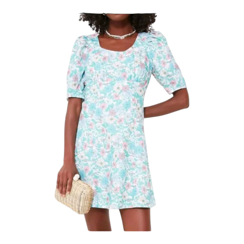 Tuckernuck Hyacinth House Womens Sallie Dress Puff Sleeve Floral Romantic XL